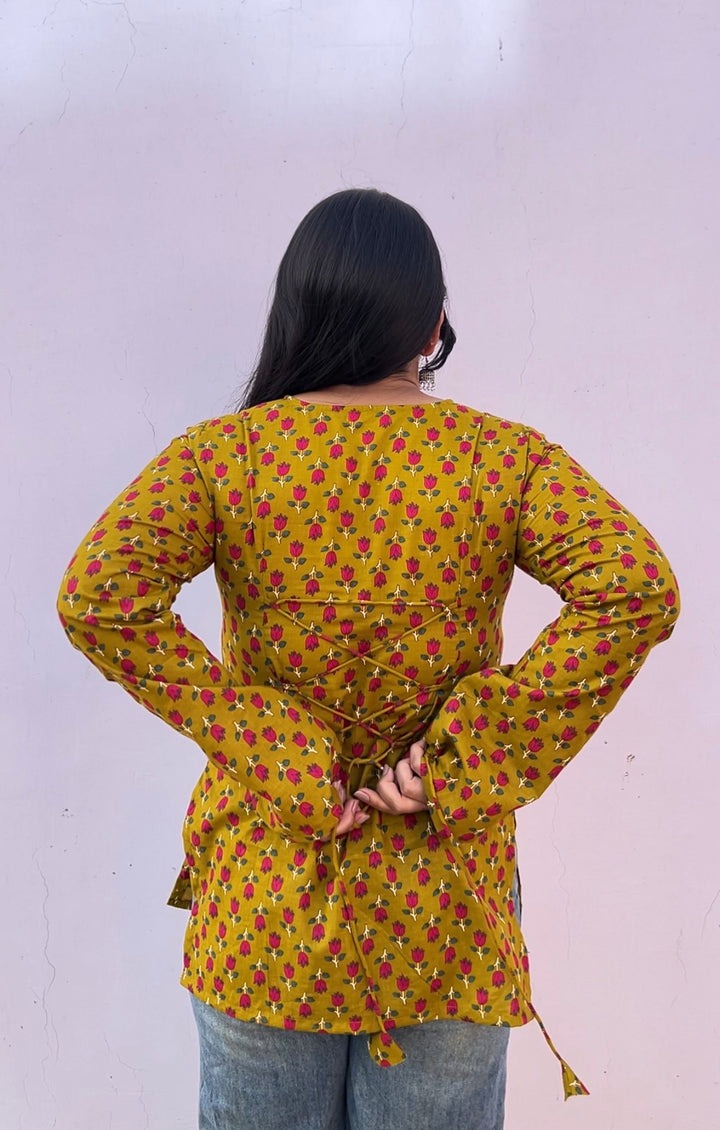 Corset back kurti🤍