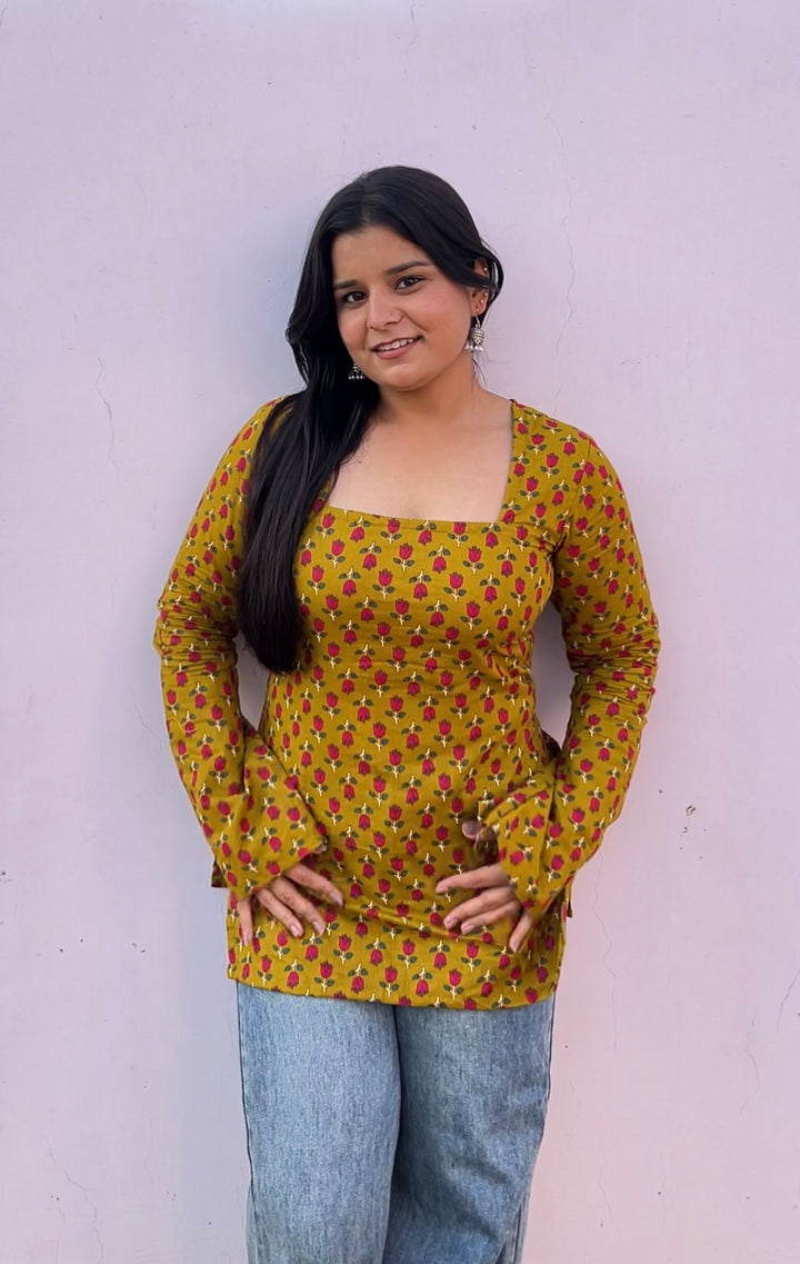 Corset back kurti🤍