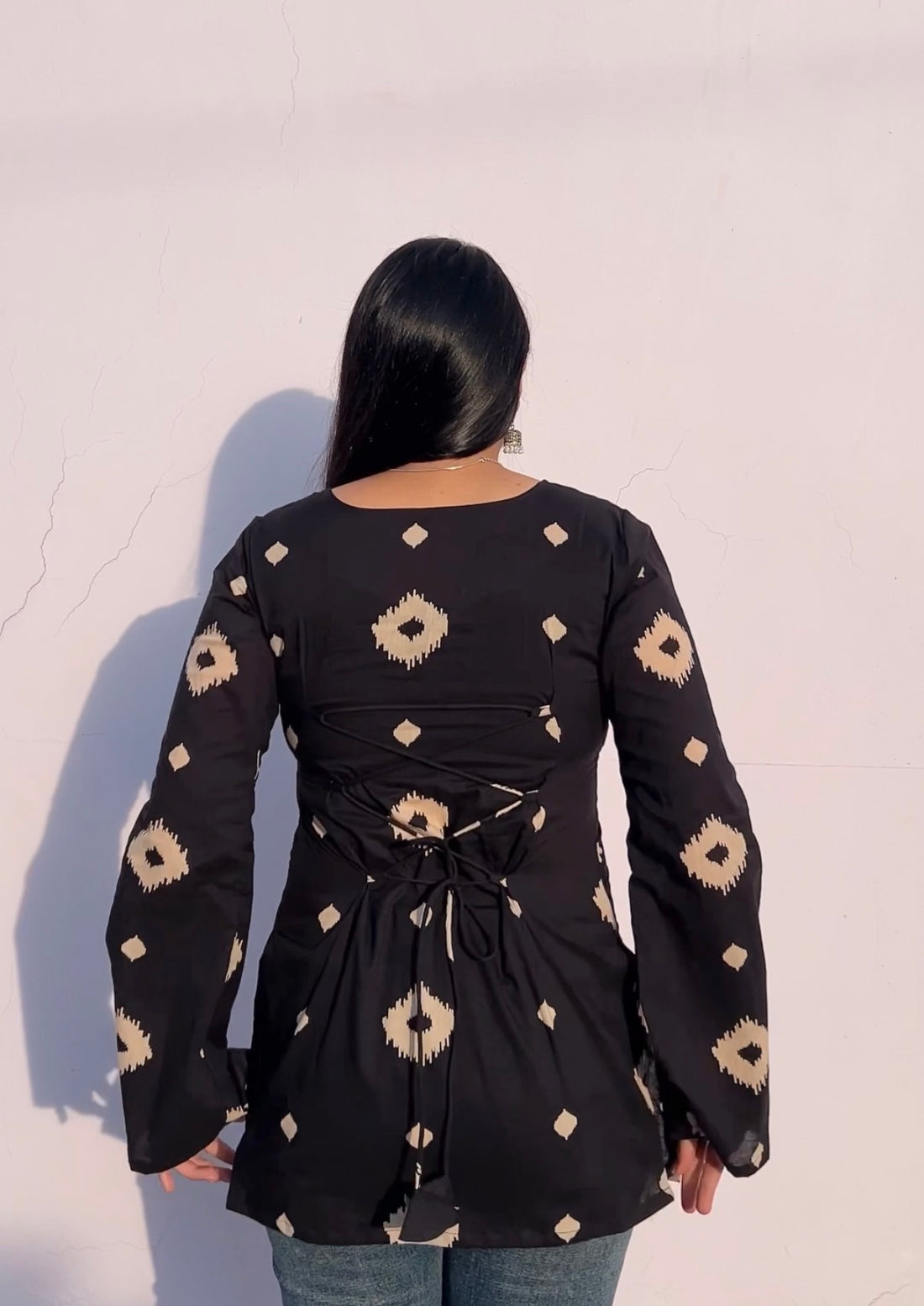 Corset back kurti 🤎