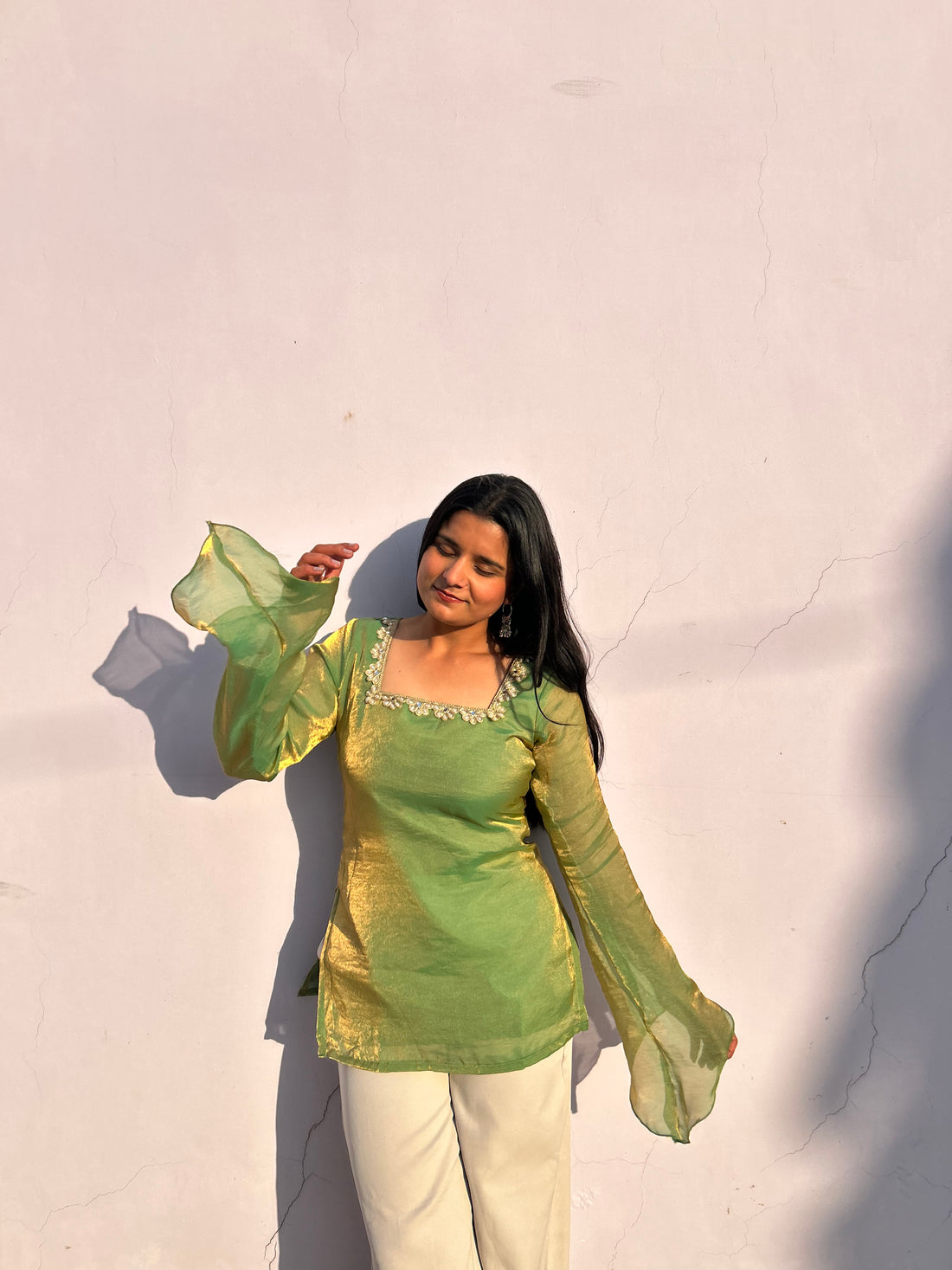 Noor in pastel green ✨