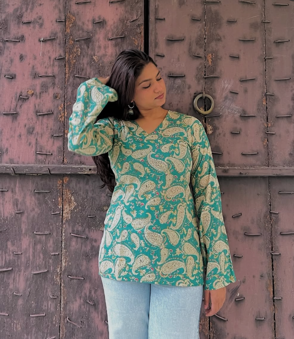 Corset back kurti 🎀