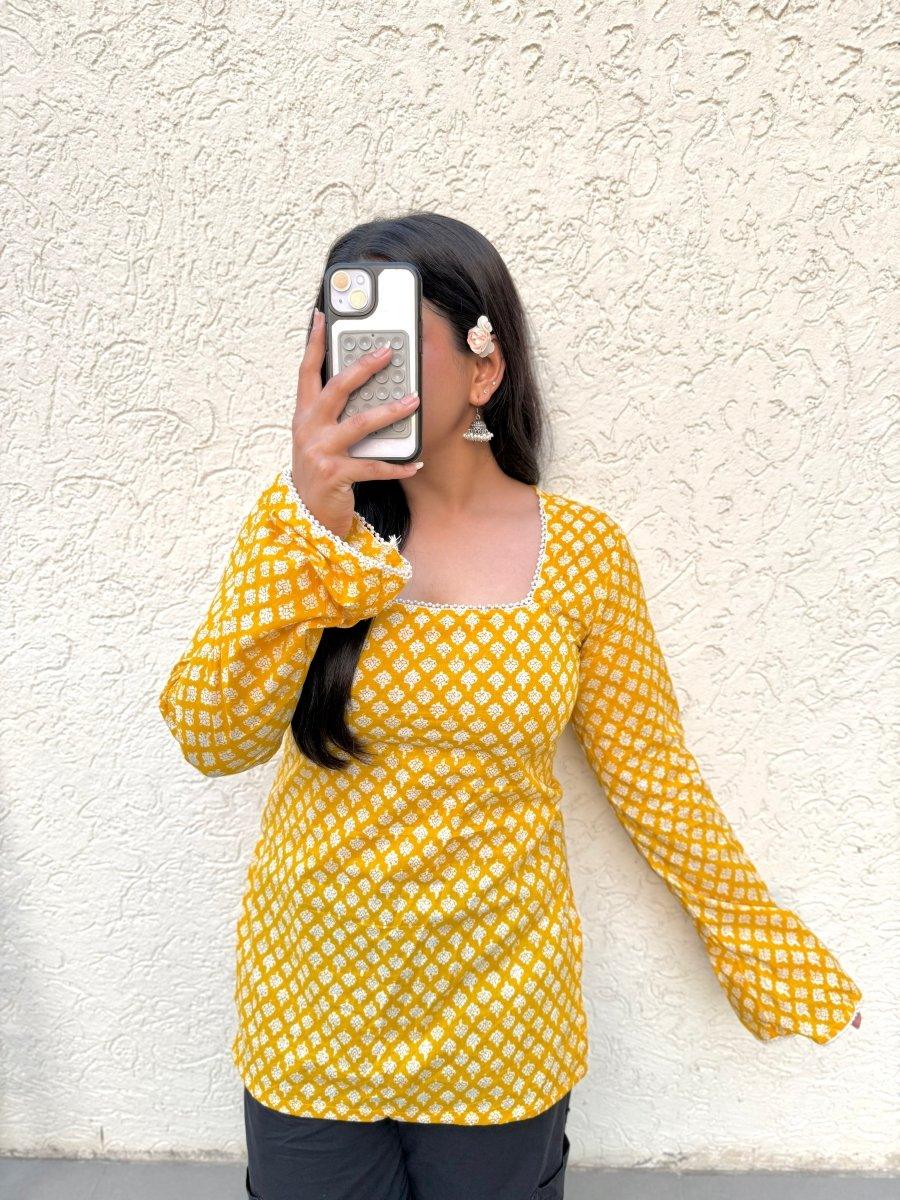 Corset back kurti ✨ - Label Gulvi