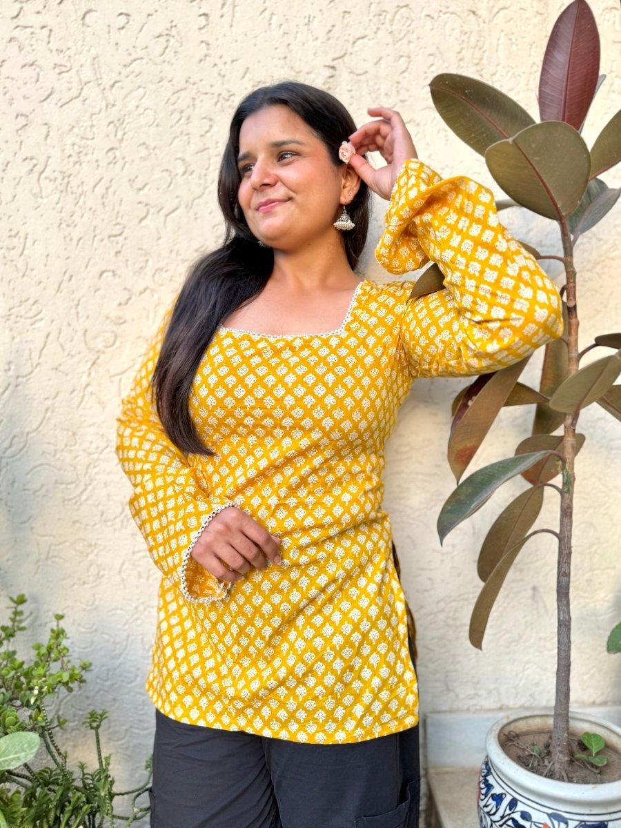 Corset back kurti ✨ - Label Gulvi