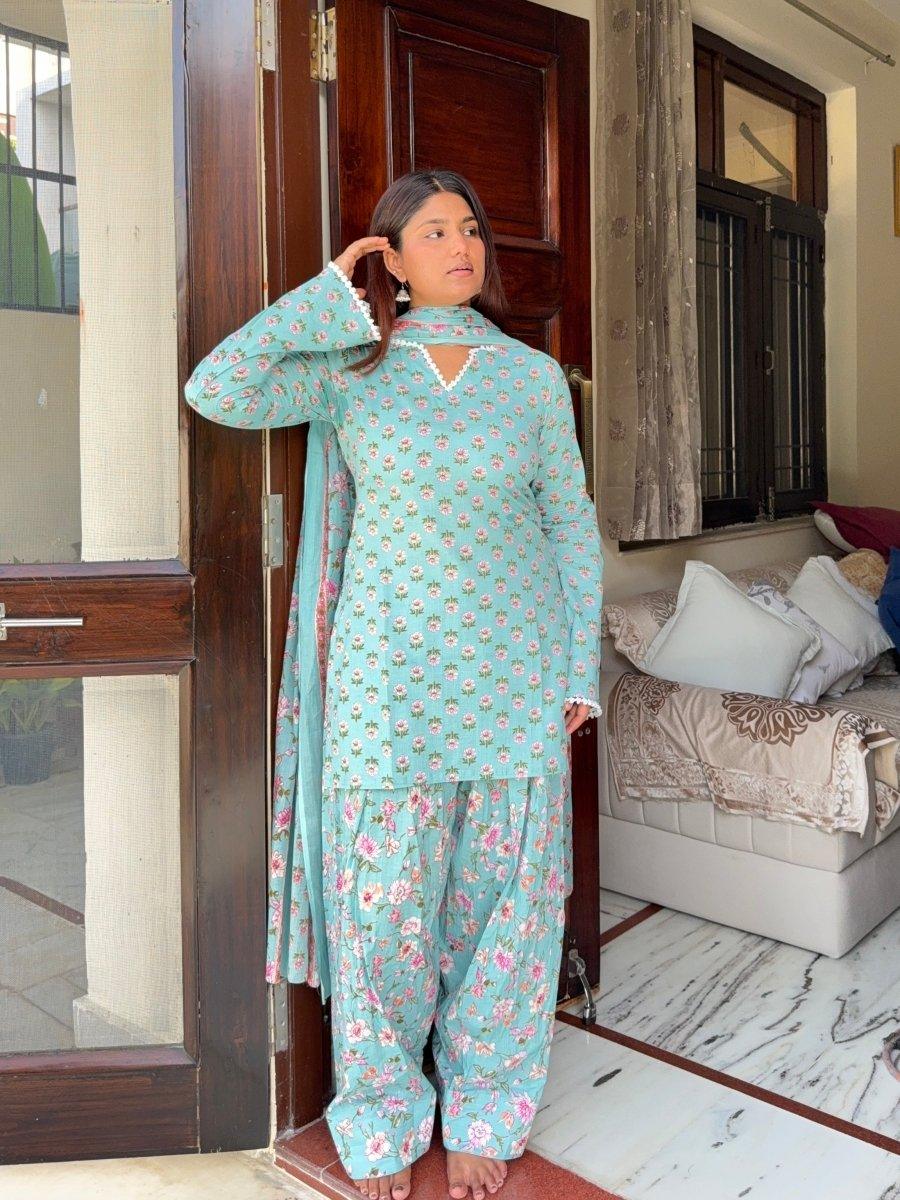 Farshi salwar set 🩵 - Label Gulvi